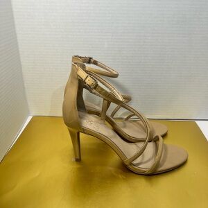 Vince Camuto Tan Strappy Heels